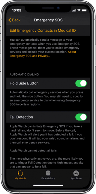 Apple WatchSOSで落下検出を有効にする方法