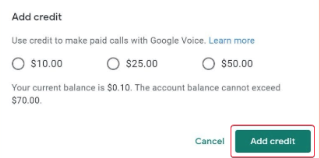 Cara Menambahkan Kredit Ke Akun Google Voice