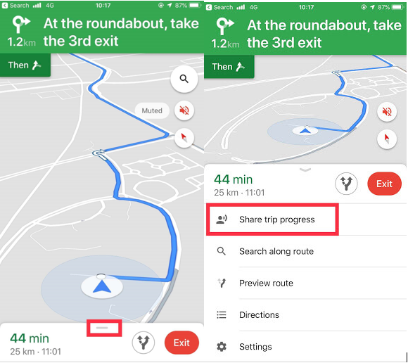 Hoe realtime locatie delen met vrienden met behulp van Google Maps op iPhone?
