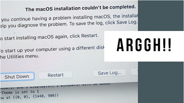 「macOSのインストールを完了できませんでした」エラーとその修正方法