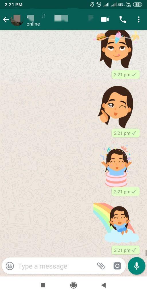 Cum să utilizați autocolante pe WhatsApp pentru Android