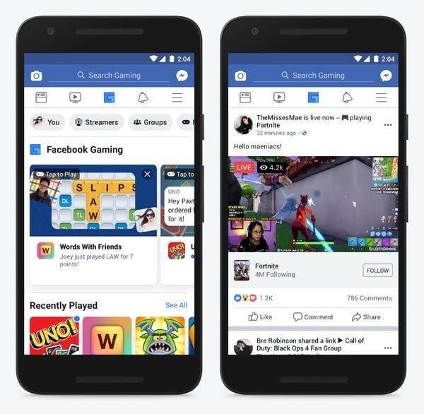 Facebook lancia lapp di gioco