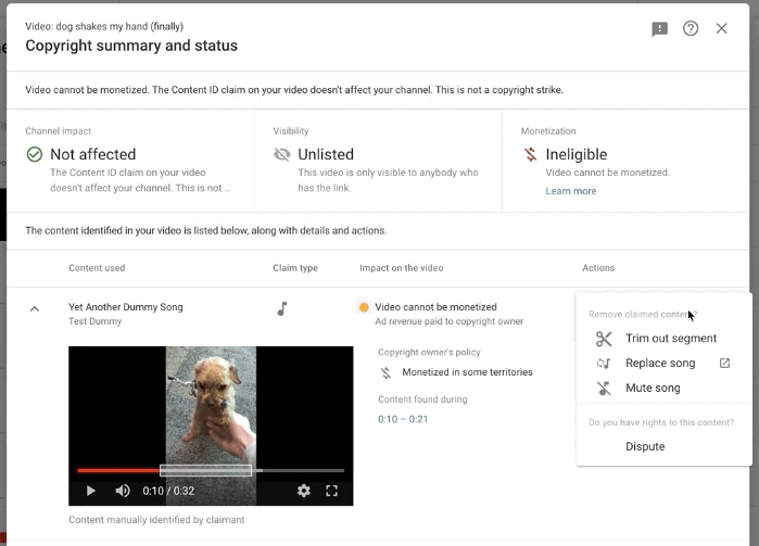 著作権侵害に関するYouTubeの新しいアップデート