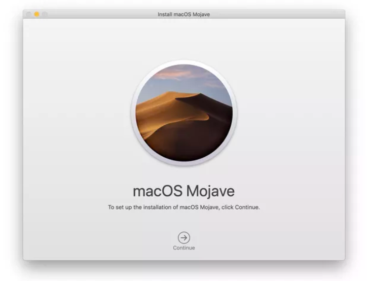 Cách cài đặt phiên bản cuối cùng của MacOS Mojave