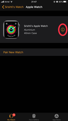 Icono i apple watch best sale cual es