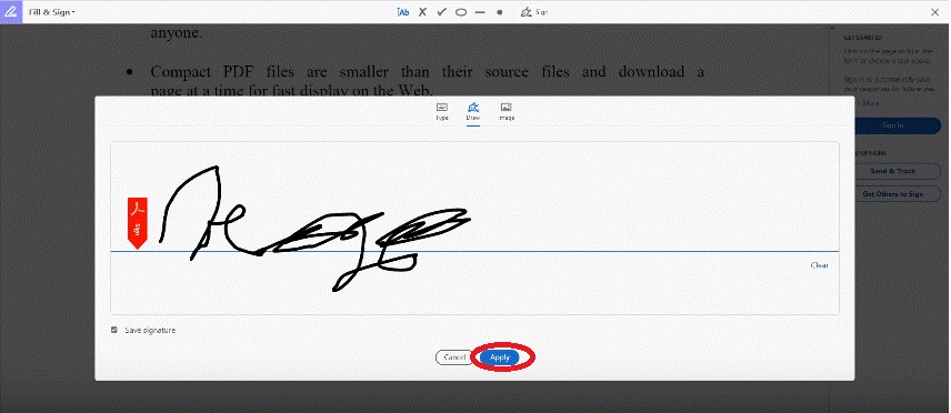 Comment signer une signature numérique PDF