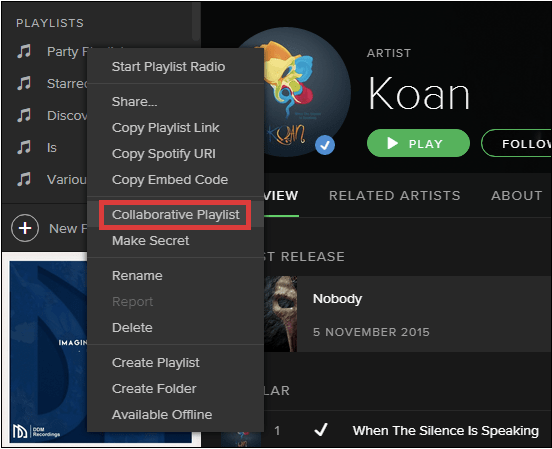 Spotifyでシークレットプレイリストを作成する方法