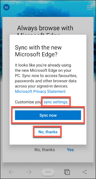 Cách cài đặt và sử dụng Microsoft Edge trên Android