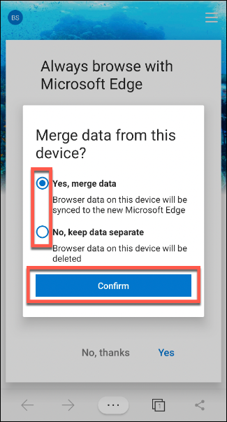 AndroidにMicrosoftEdgeをインストールして使用する方法