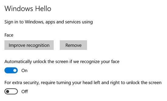 Come configurare Windows Hello in Windows 10?