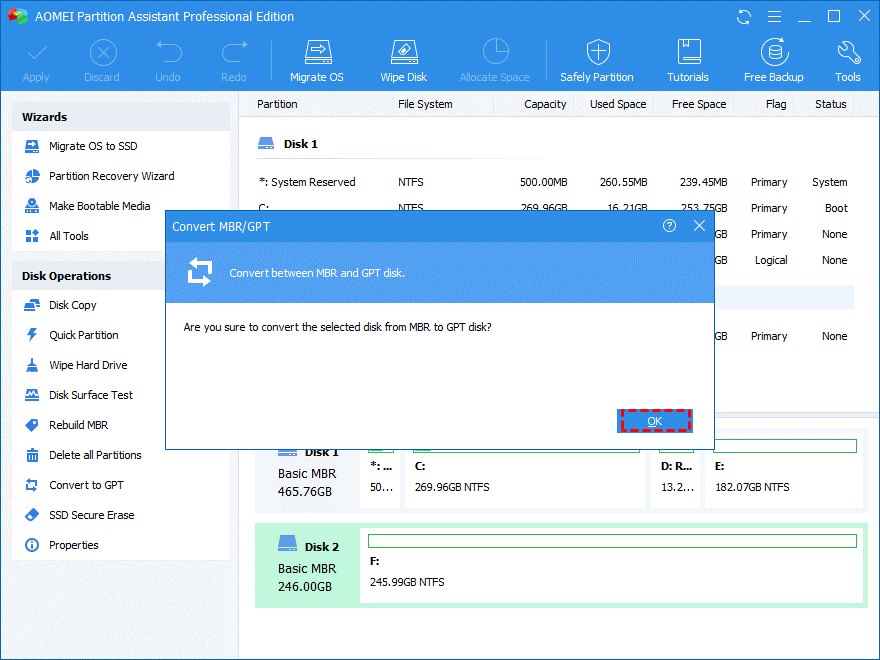 Comment Convertir Mbr En Gpt Sans Perte De Données Sous Windows 10 8 7 6849