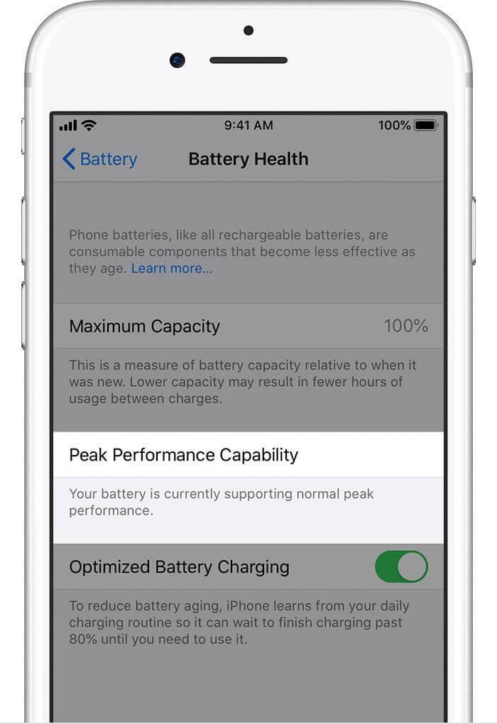 Cosa significa lo stato della batteria dell'iPhone?  Come aumentarlo?