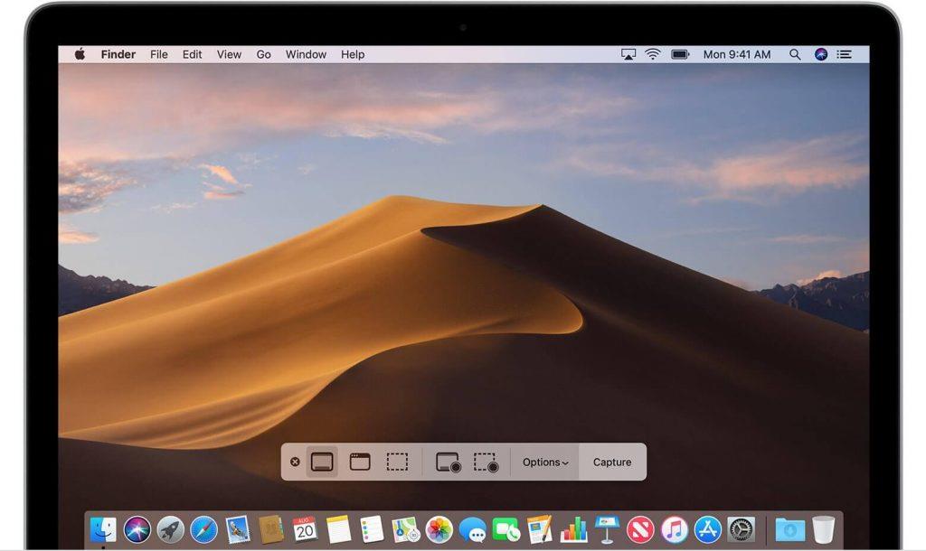 Cách ghi lại màn hình và chụp ảnh màn hình trong macOS Mojave