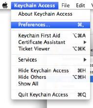 Como redefinir a senha das chaves no Mac