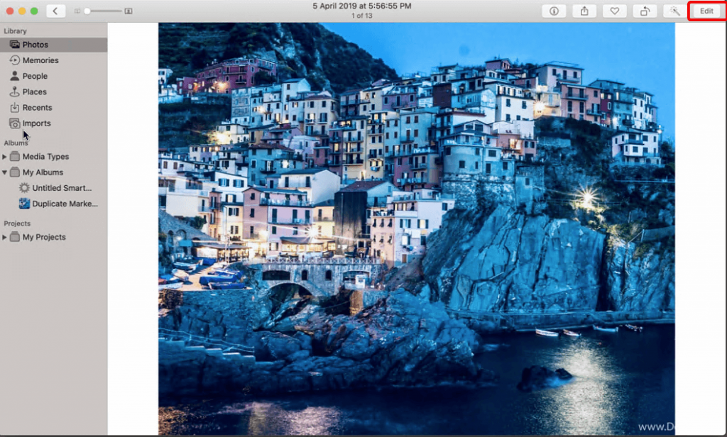 Como cortar, redimensionar e editar fotos no Mac