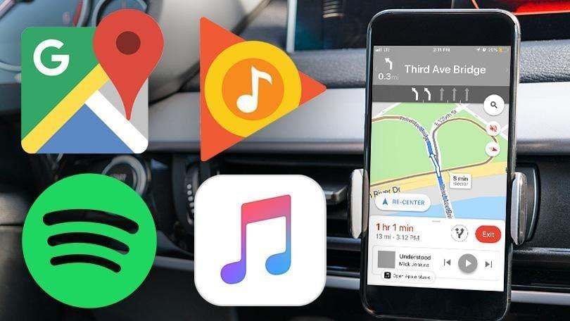 Googleマップのアプリ内ミュージックコントロールを使用および管理する方法