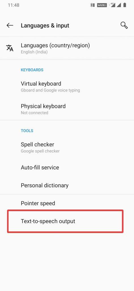 Come modificare le voci di sintesi vocale di Google su Android