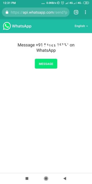 Cum să WhatsApp pe cineva fără a salva numărul