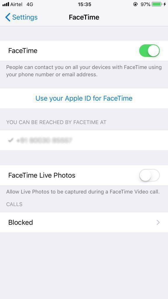 Как включить, отключить и делать живые фотографии в FaceTime на iOS 12?