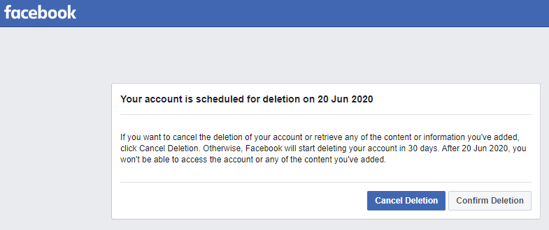 削除されたFacebookアカウントを回復する方法[2021]