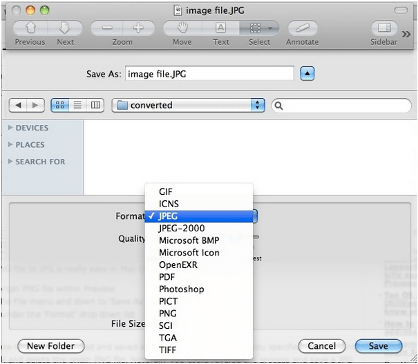 Cách chuyển đổi PDF sang JPG trên máy Mac
