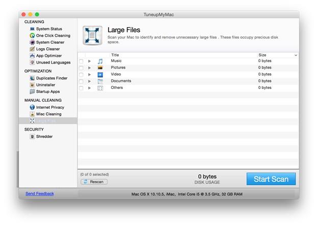 Mac에서 대용량 파일을 찾고 삭제하는 방법