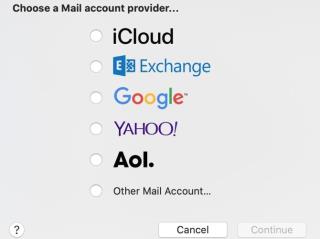 Mail forMacでメールアカウントを追加または削除する方法