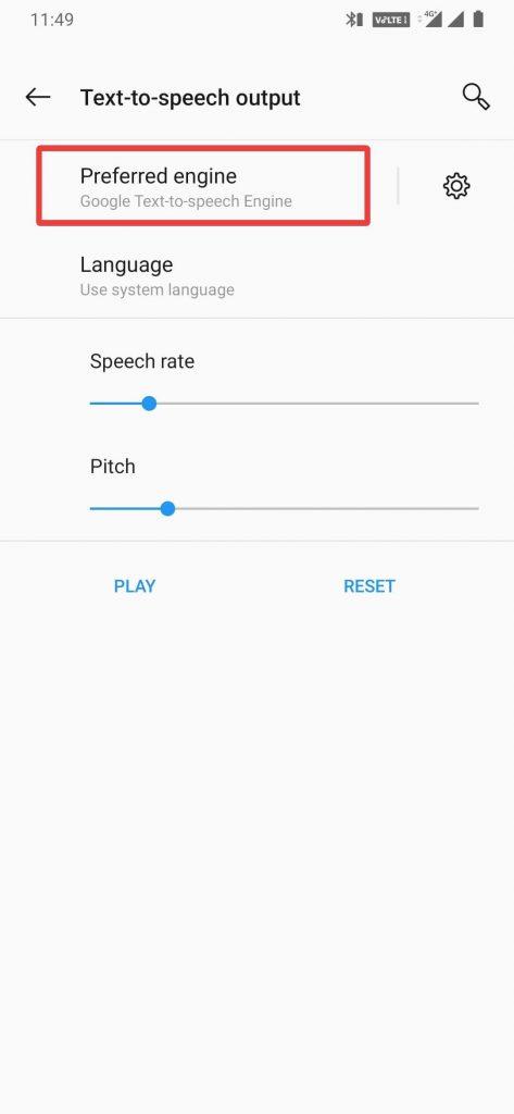 Come modificare le voci di sintesi vocale di Google su Android