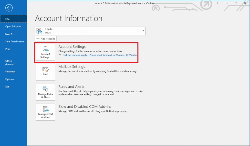 Windows 10에서 Outlook 오류 0X800CCC0E를 수정하는 방법?