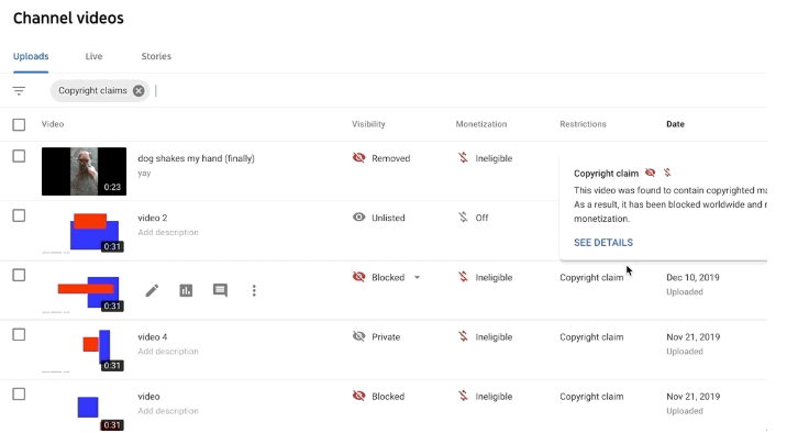 著作権侵害に関するYouTubeの新しいアップデート