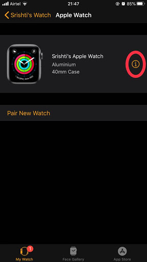 Apa Itu Ikon (I) Di Apple Watch?  Panduan Untuk Semua Ikon Dan Simbol Apple Watch.