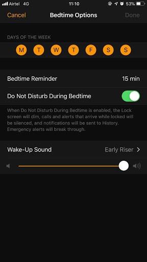 Appleは、おやすみの睡眠のために設定された待ち時間に睡眠を追加することを計画しています