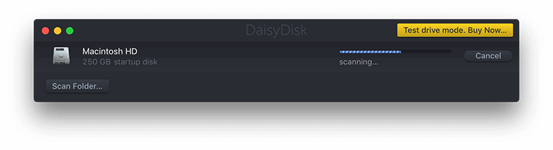 デイジーディスクを使用してディスク容量を管理する