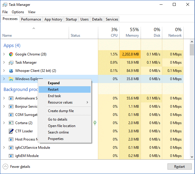 Modi per risolvere i problemi della barra delle applicazioni di Windows 10