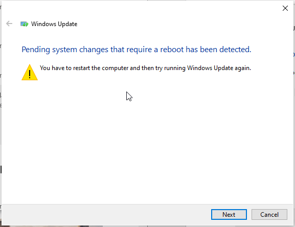 Oplossing: Windows Update kan momenteel niet op updates controleren