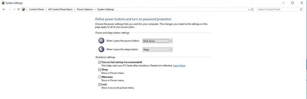 Windows10で高速起動をオフにする方法