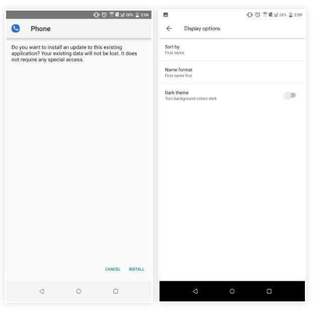 Google電話アプリでダークモードを有効にする方法