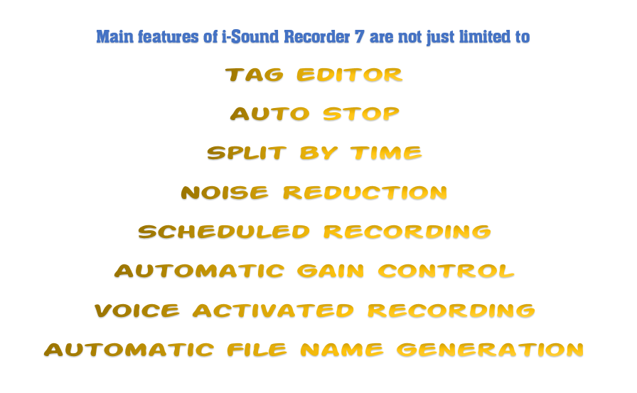 i-Sound Recorder 7: 인상적인 오디오 녹음 앱