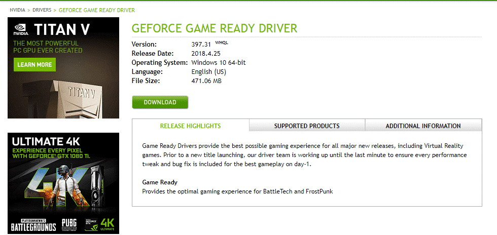 Come aggiornare il driver dello schermo NVIDIA all'ultima versione?