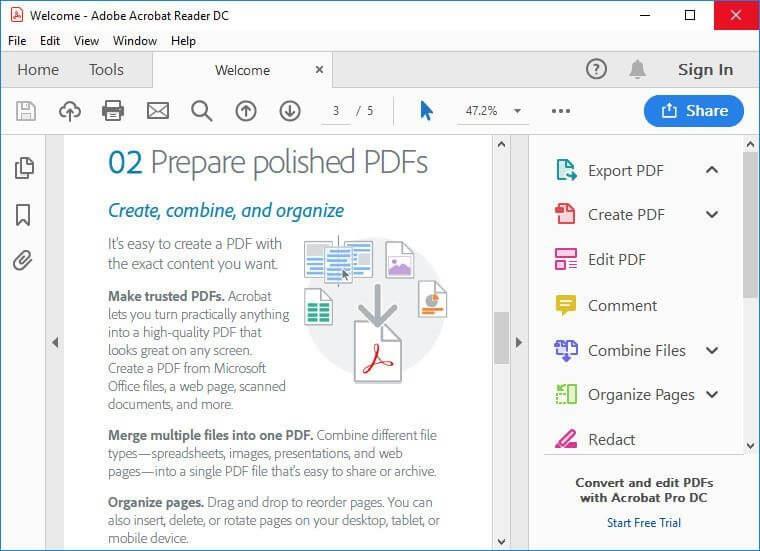 I 9 migliori lettori PDF più veloci per Windows 10, 8, 7 PC (edizione 2021)