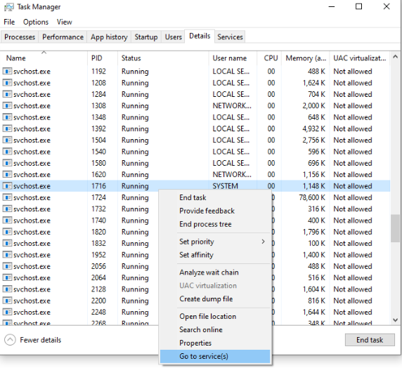 Fix- Svchost.Exe Penggunaan CPU Tinggi Pada Windows 10