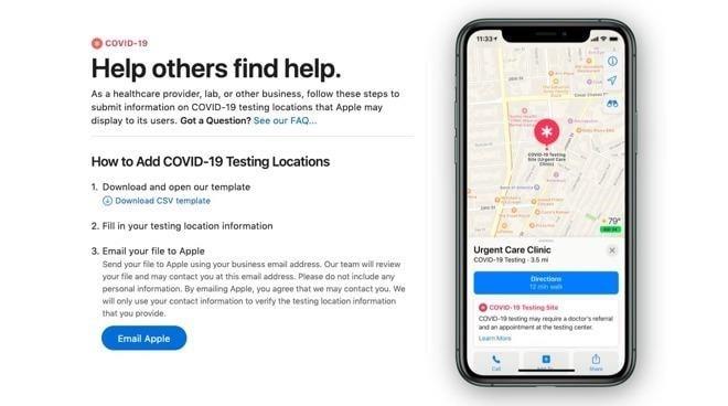 Apple MapがCOVID-19テストサイトを追加– AppleMapsを使用してテスト場所を見つける方法