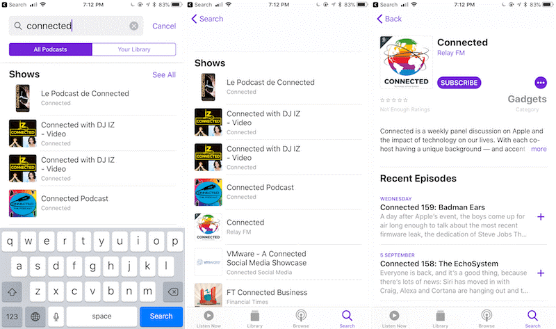 Cara Menggunakan Apl Podcast pada iOS 11