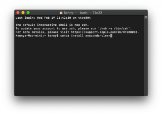 Jak odinstalować Anacondę z komputera Mac za pomocą terminala?