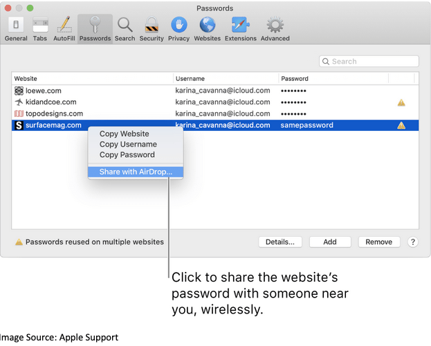 Cara Berbagi Kata Sandi Menggunakan AirDrop di iPhone, iPad, dan Mac