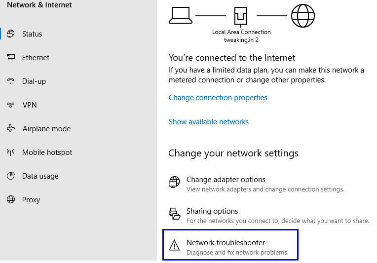 Bagaimana cara memperbaiki Kesalahan "Tidak Ada Internet Aman" Pada Windows 10?