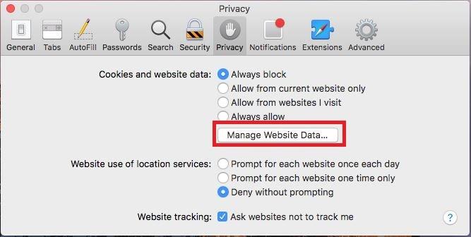 Hoe privacy- en beveiligingsinstellingen in Safari op Mac te behouden?