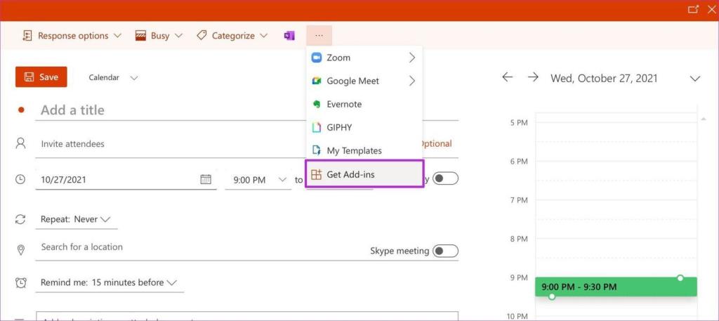 Cách lên lịch Gặp gỡ Google trong Microsoft Outlook