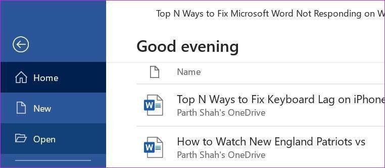 7 cách hàng đầu để sửa lỗi Microsoft Word không phản hồi trên Windows 10 và Windows 11