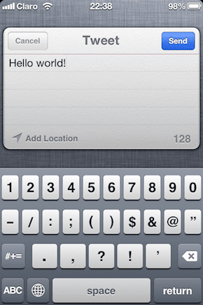 iOS 6: Tweet, đăng lên Facebook từ Trung tâm thông báo